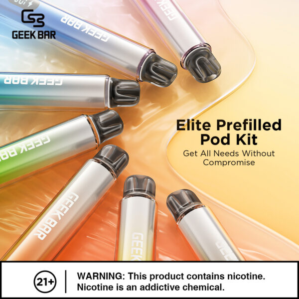 Geek Bar Elite Prefilled Pod Kit 菁英 一次性換彈 電子煙